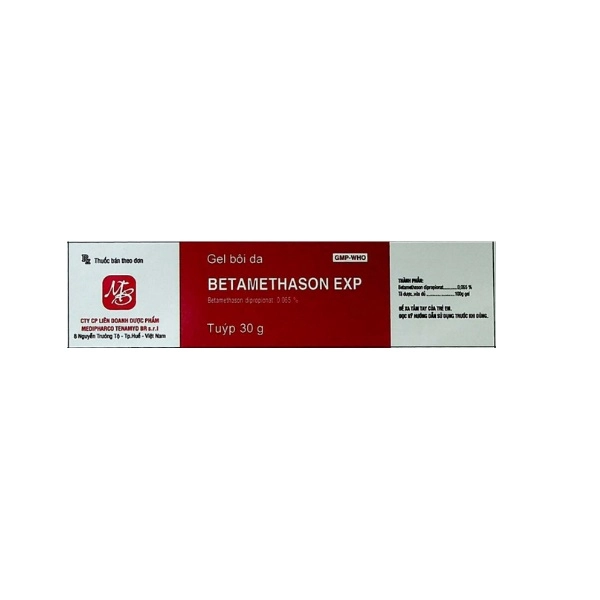 Gel bôi da trị chàm BETAMETHASONE EXP hộp 1 tuýp 30g
