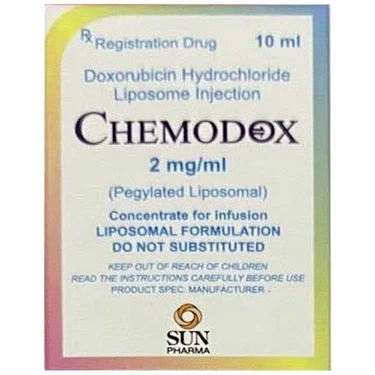 Thuốc điều trị ung thư Chemodox 2mg/ml Sun Pharma hộp 1 lọ 10ml