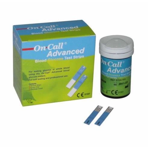 Que thử đường huyết On Call Advanced hộp 50 que