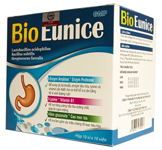 Viên uống bổ sung lợi khuẩn ruột Bio Eunice hộp 10 vỉ x 10 viên
