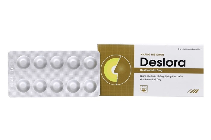 Thuốc chống dị ứng Deslora hộp 30 viên