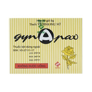 Thuốc bột vệ sinh phụ nữ  Gynapax hộp 30 gói