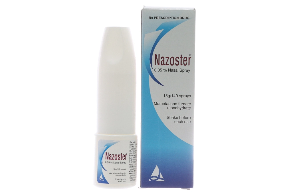Thuốc xịt mũi Nazoster 0.05% hộp 1 lọ 140 liều