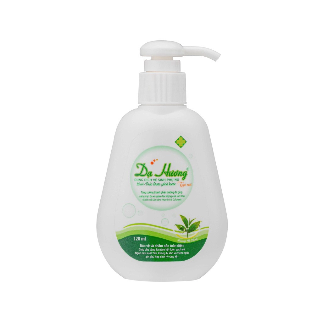 Dung dịch vệ sinh phụ nữ Dạ Hương Trà xanh hộp 1 chai 120ml