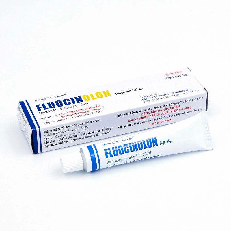 Thuốc mỡ bôi da Fluocinolon hộp 1 tuýp 10g
