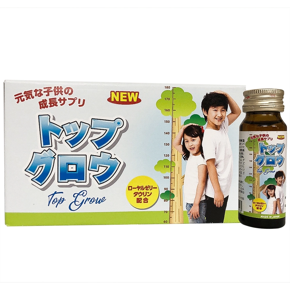 Bổ sung các vitamin, hỗ trợ tăng cường sức khỏe siro Top Grow Jpanwell hộp 10 chai x 30ml