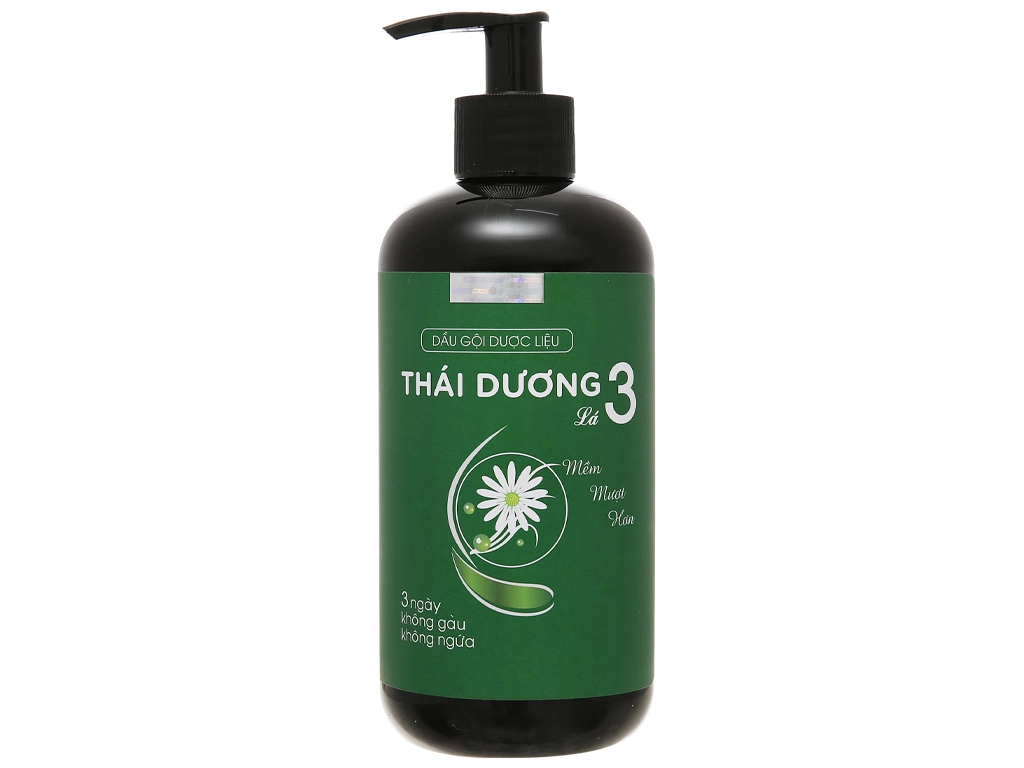 Dầu gội dược liệu Thái dương 3 hương lá chai 480ml