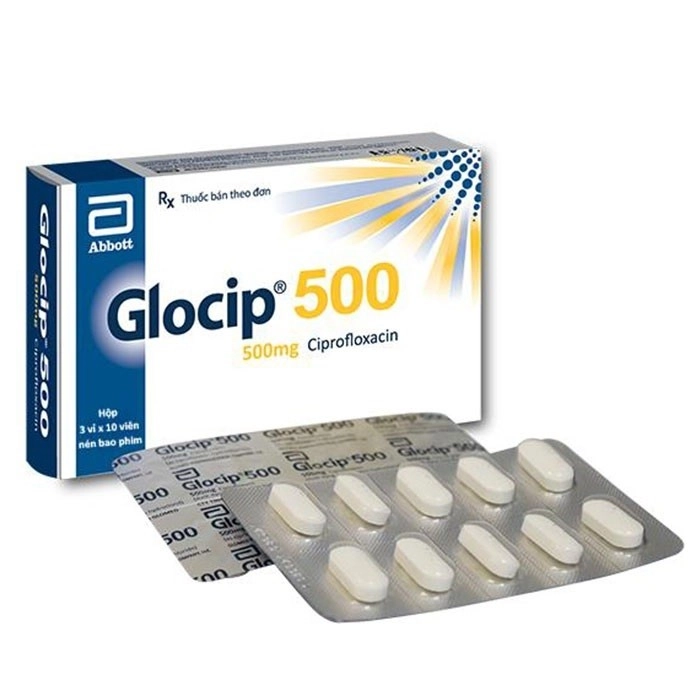 Thuốc kháng sinh Glocip 500 hộp 3 vỉ x 10 viên