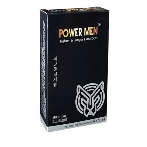 Bao cao su Power Men Tighter & Longer extra Dots hộp 12 cái