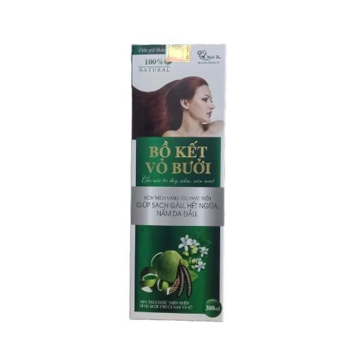 Dầu gội thảo dược Bồ kết Vỏ bưởi hộp 1 chai 300ml
