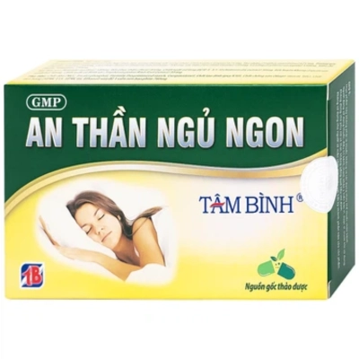 Hỗ trợ an thần An Thần Ngủ Ngon Tâm Bình hộp 2 vỉ x 10 viên
