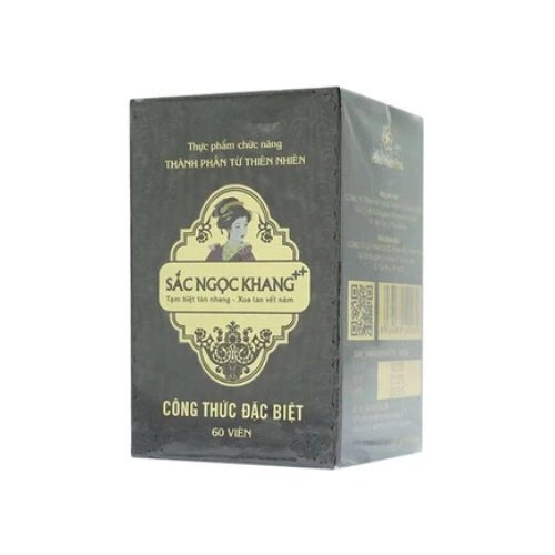 Hỗ trợ làm mờ nám da, sạm da tàn nhang Sắc Ngọc Khang++ HTP hộp 60 viên