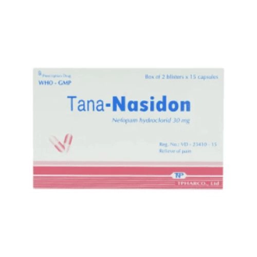 Thuốc điều trị đau đầu, đau cơ Tana-Nasidon hộp 2 vỉ x 15 viên