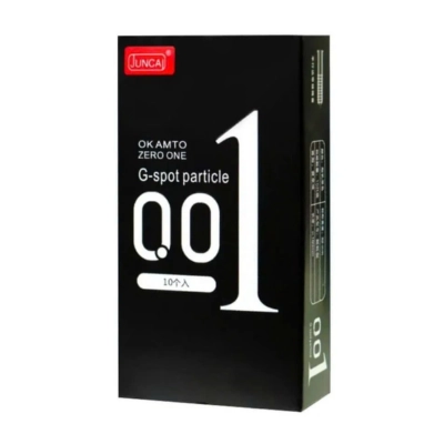 Bao cao su Juncai Okamto 001 G-Spot Black hộp 10 cái
