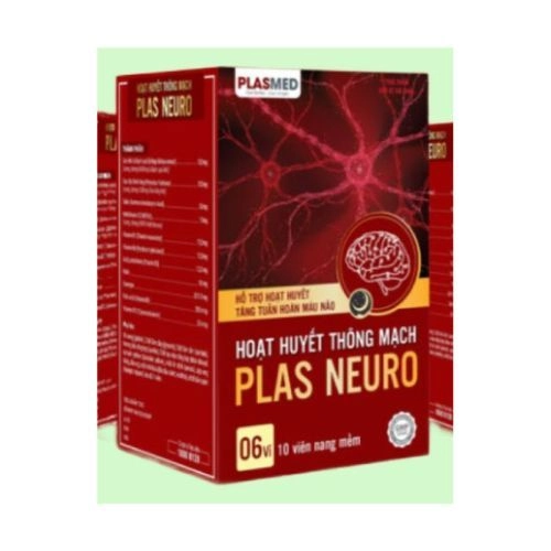 Viên uống Hoạt huyết thông mạch PLAS NEURO hộp 60 viên