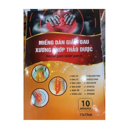 Miếng dán giảm đau xương khớp thảo dược hộp 10 miếng