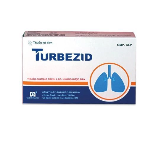 Thuốc trị lao Turbezid hộp 3 vỉ x 12 viên