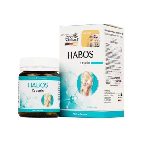 Viên uống tăng tiết dịch nhờn cho khớp, hỗ trợ tái tạo mô sụn khớp Habos Kapseln Sanct Bernhard hộp 1 lọ 60 viên