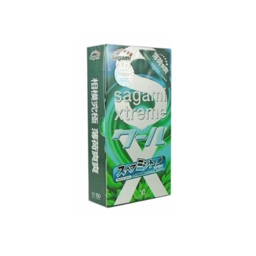 Bao cao su Sagami Xtreme Spearmint  hộp 10 cái