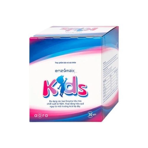 Bột hỗ trợ tăng cường tiêu hóa thức ăn Enzymax Kids hộp 30 gói