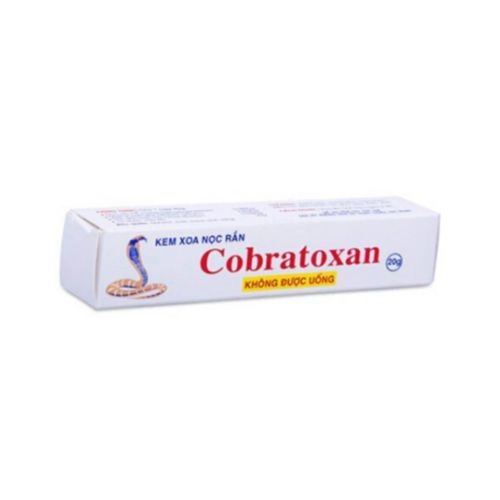 Kem xoa nọc rắn Cobratoxan hộp 10 tuýp x 20g