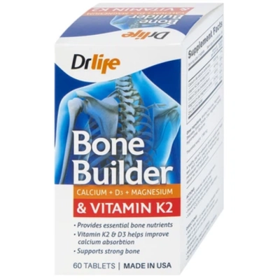 Bổ sung canxi và vitamin cho xương Bone Builder Drlife hộp 60 viên