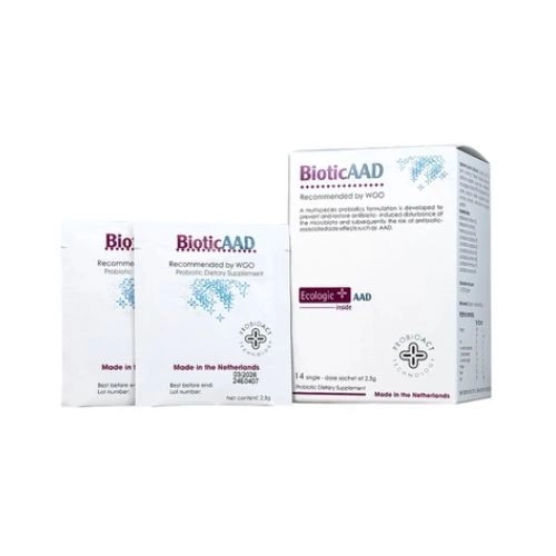 Bổ sung lợi khuẩn đường ruột, giảm rối loạn tiêu hóa BioticAAD Ecologic AAD hộp 14 gói 2.5g