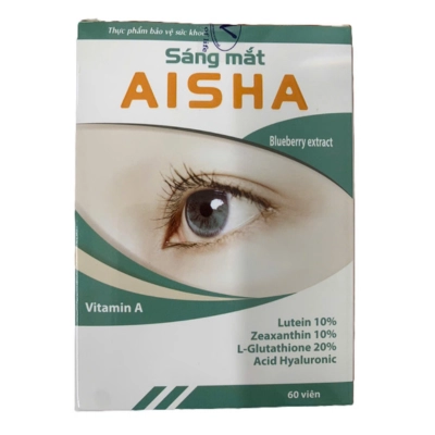 Viên uống Sáng mắt AISHA hộp 1 lọ 60 viên