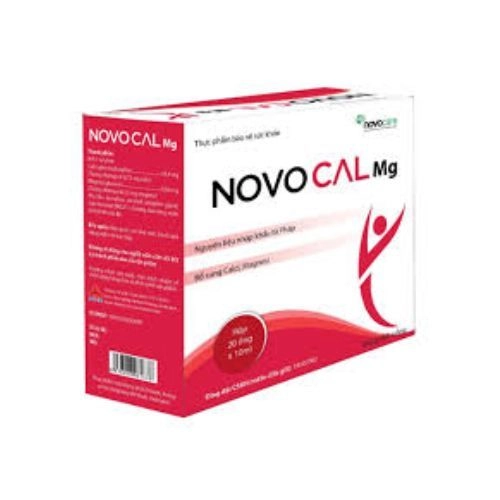 Dung dịch bổ sung Calci Novo Cal Novocare hộp 20 ống x 10ml