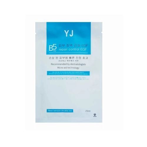 Mặt nạ hỗ trợ cấp ẩm, phục hồi da B5 Repair Control EGF Yuejin YJ B5 Repair Control EGF Gói 25ml