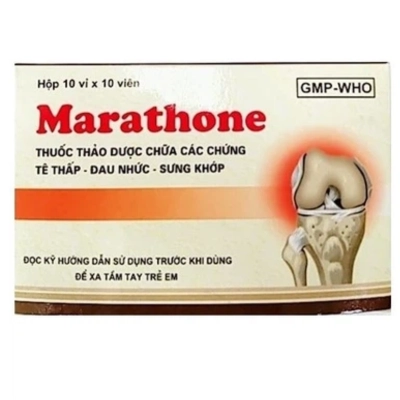 Thuốc thảo dược Marathone hộp 10 vỉ x 10 viên
