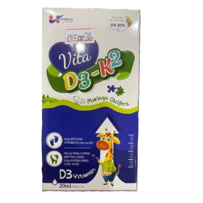 Hỗ trợ tăng hấp thu canxi Vita D3 - K2 Novalife  hộp 1 lọ 20ml