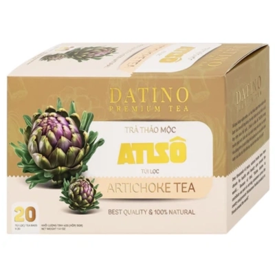 Hỗ trợ giải độc gan, tăng cường chức năng gan trà thảo mộc Atiso Datino Premium Tea hộp 20 túi