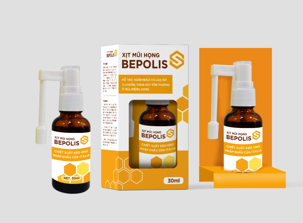 Xịt mũi họng BEEPOLIS hộp 1 chai 30ml