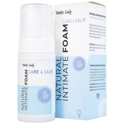 Dung dịch vệ sinh phụ nữ dạng bọt Daily Lady Care And Calm hộp 1 chai 100ml