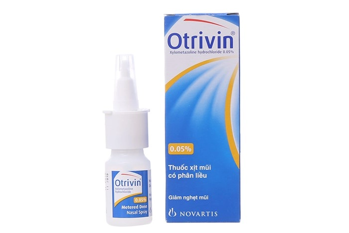 Thuốc xịt mũi làm giảm nghẹt mũi Otrivin 0.05% lọ 10 ml
