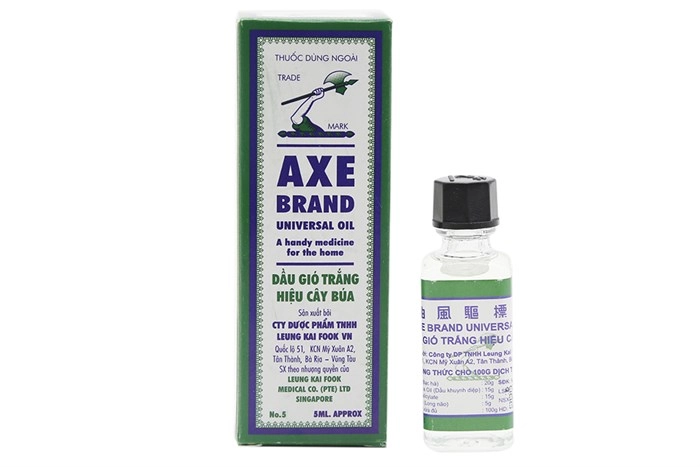 Dầu gió trắng hiệu cây búa Axe Brand Universal Oil chai 5ml