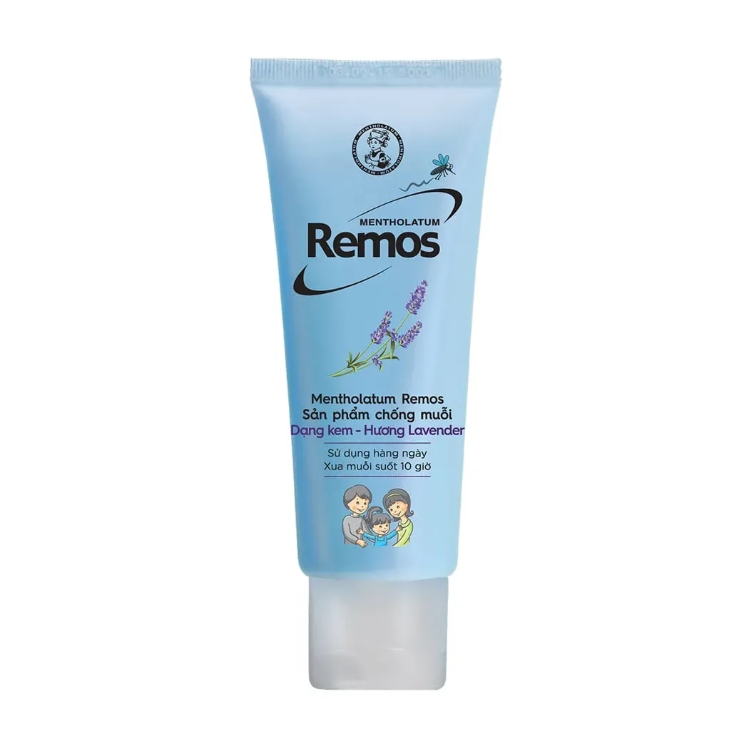 Kem chống muỗi Mentholatum Remos hương Lavender tuýp 70g
