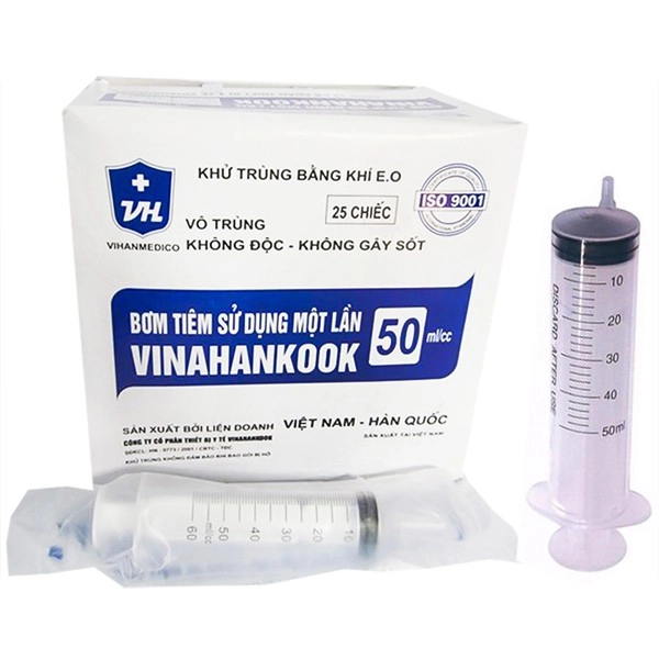 Ống cho ăn Vinahankook 50ml hộp 25 ống