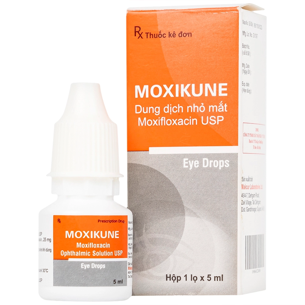 Dung dịch nhỏ mắt Moxikune hộp 1 lọ x 5ml