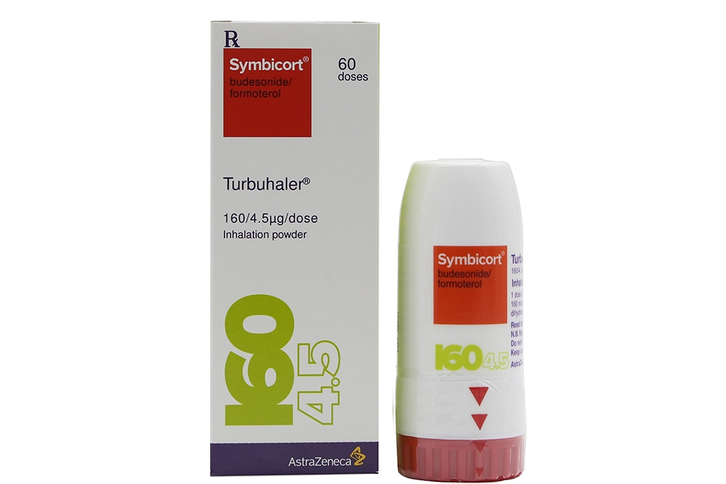 Bột hít trị hen Symbicort Turbuhaler 160/4.5 hộp 1 chai 60 liều