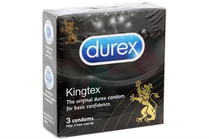 Bao cao su Durex Kingtex Hộp 3 cái
