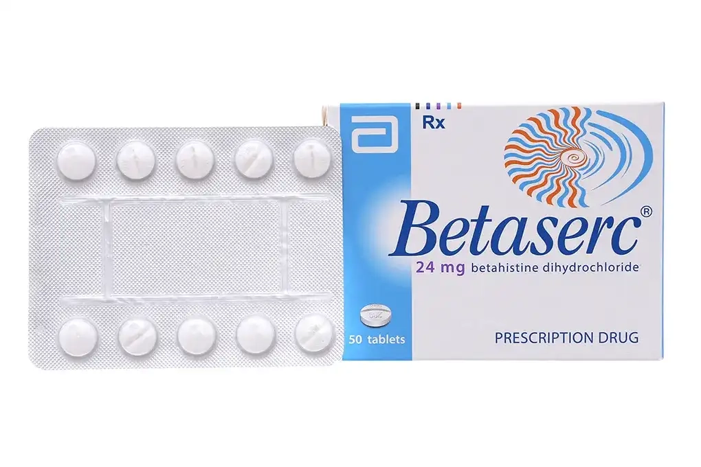 Thuốc trị rối loạn tiền đình Betaserc 24mg hộp 50 viên