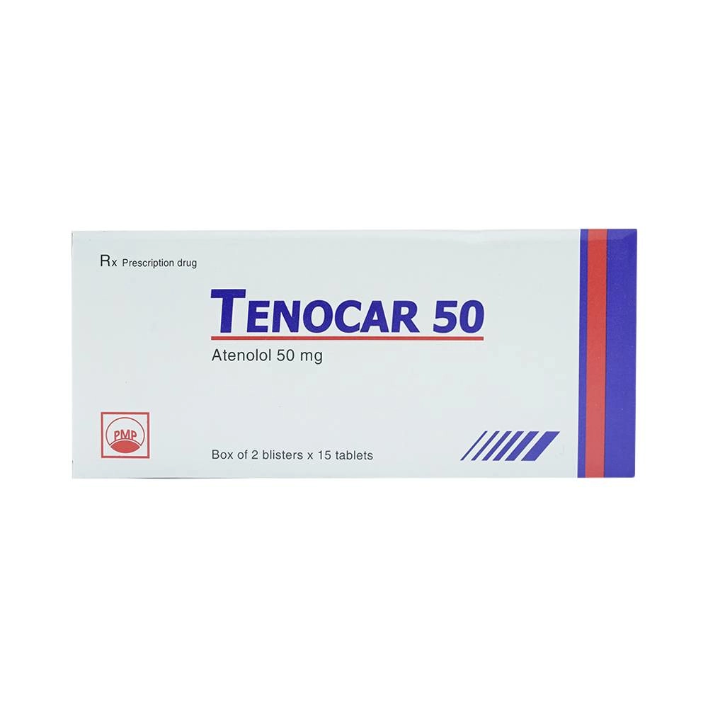 Thuốc điều trị cao huyết áp Tenocar 50 hộp 30 viên