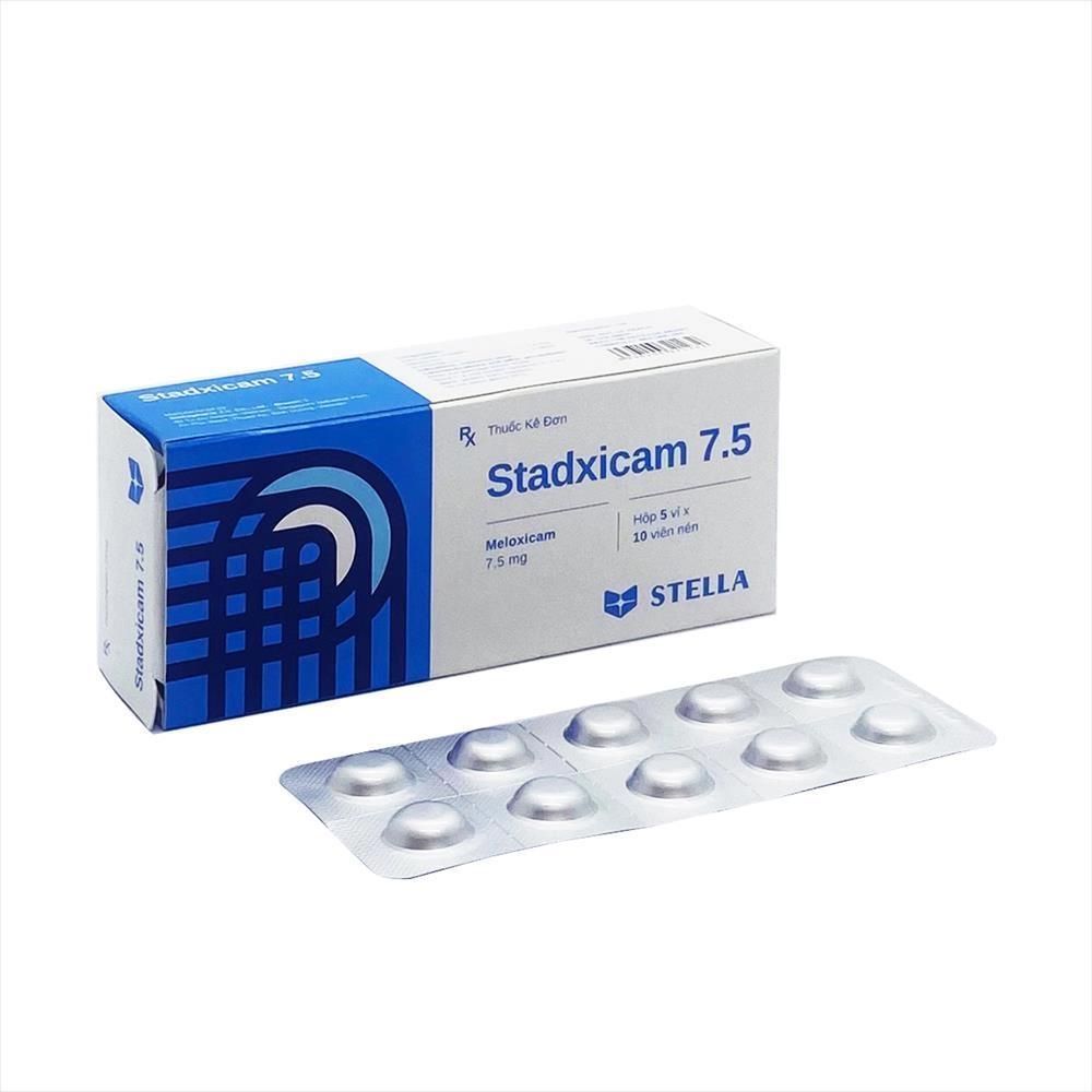 Thuốc điều trị viêm xương khớp Stadxicam 7.5 hộp 5 vỉ x 10 viên