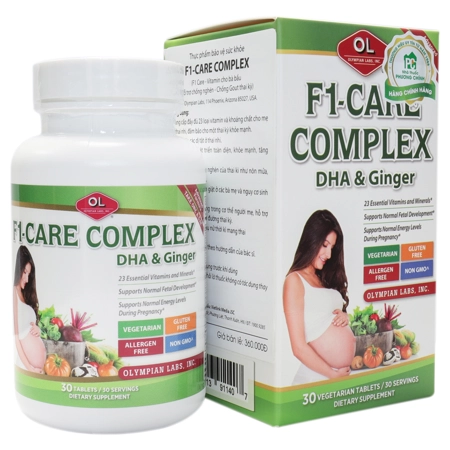Bổ sung vitamin và khoáng chất cho bà bầu F1-Care Complex hộp 1 lọ 30 viên