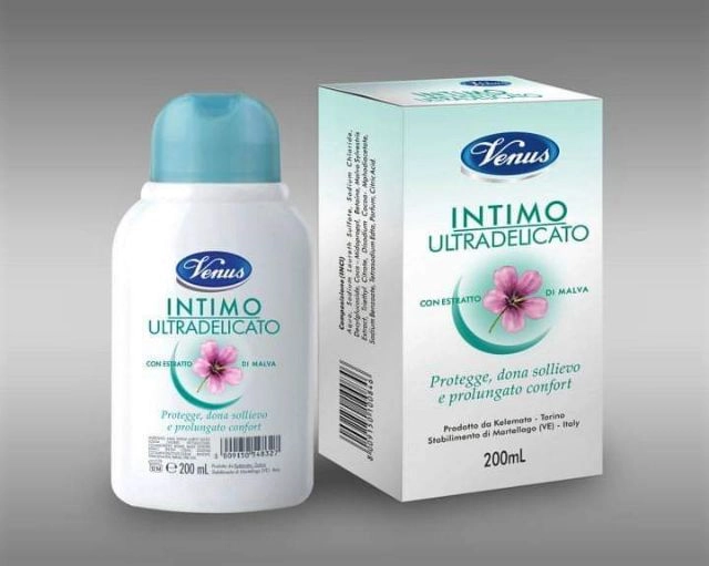 Dung dịch vệ sinh phụ nữ Venus Intimo Ultra Delicato Hoa Cẩm Quỳ hôp 1 chai 200ml