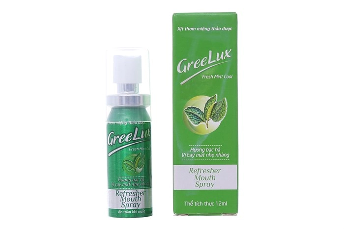 Xịt thơm miệng thảo dược Greelux chai 12ml