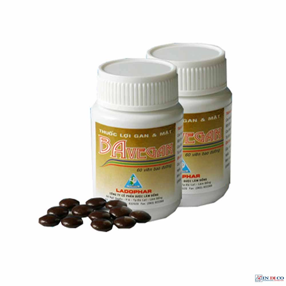 Thuốc lợi gan & mật Bavegan lọ 60 viên