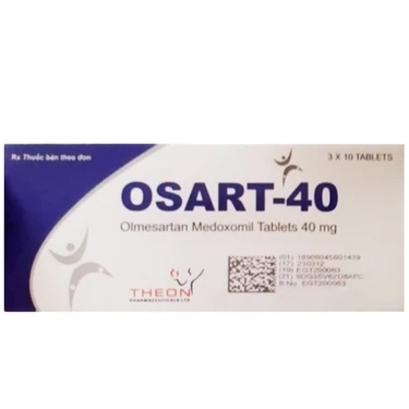 Chống tăng huyết áp Osart-40 Theon Pharma hộp 3 vỉ x 10 viên